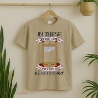 Some Cuts May Be Necessary Eat The Rich Political Protest T-Shirt thumb 2