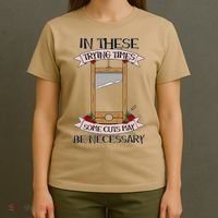 Some Cuts May Be Necessary Eat The Rich Political Protest T-Shirt thumb 4