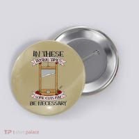 Some Cuts May Be Necessary Eat The Rich Political Protest Button thumb 0