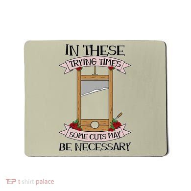 Some Cuts May Be Necessary Eat The Rich Political Protest Mousepad