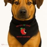 She Call Me Apple The Way I Be In Cider USA-Made Doggie Bandana thumb 1
