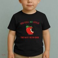 She Call Me Apple The Way I Be In Cider Toddler T-Shirt thumb 2