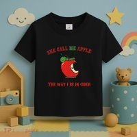 She Call Me Apple The Way I Be In Cider Toddler T-Shirt thumb 3