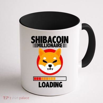 Shiba Coin Millionaire Loading Coffee Mug back