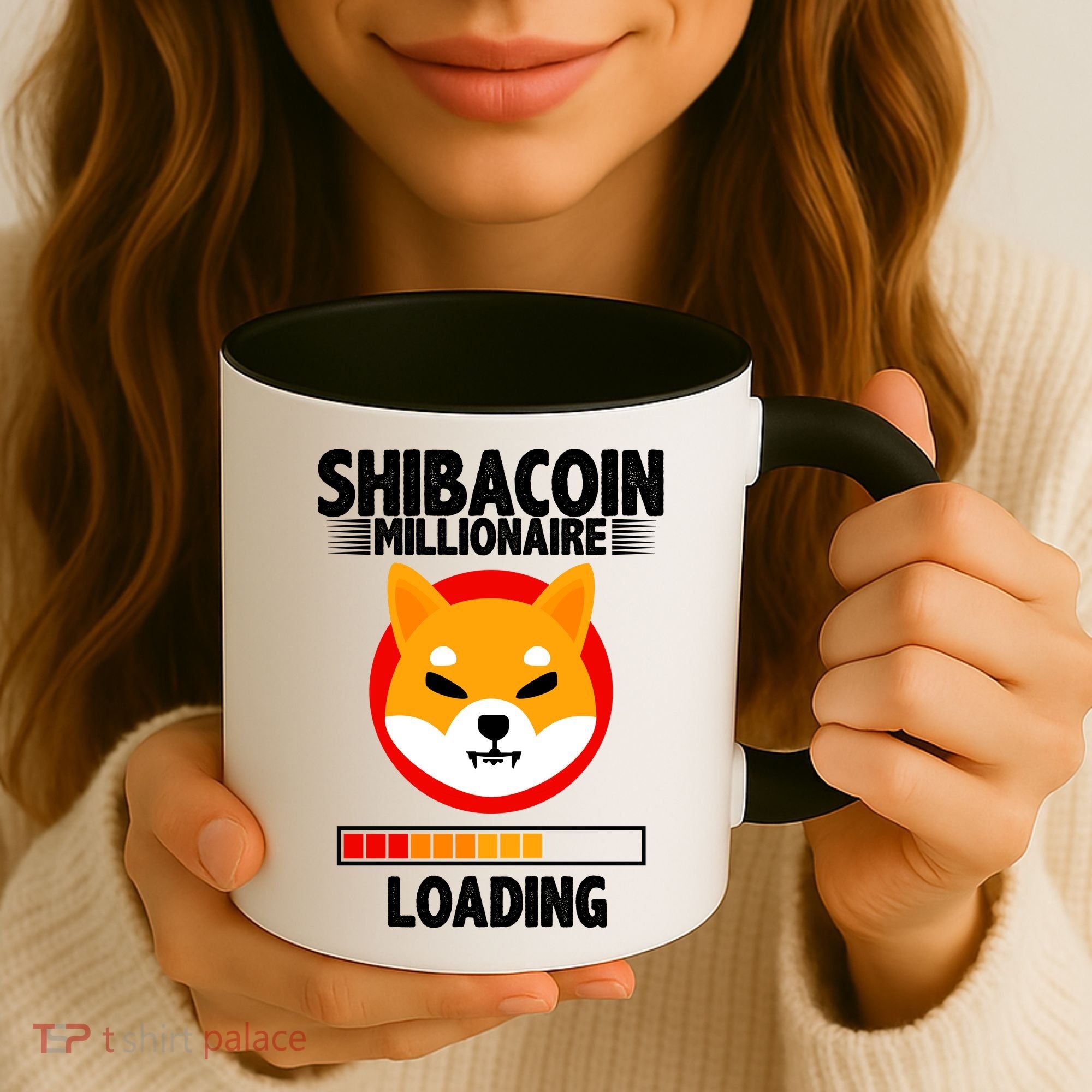 Shiba Coin Millionaire Loading Coffee Mug