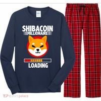 Shiba Coin Millionaire Loading Long Sleeve Pajama Set thumb 0