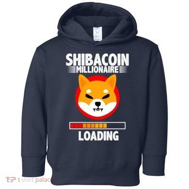 Shiba Coin Millionaire Loading Toddler Hoodie