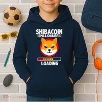 Shiba Coin Millionaire Loading Kids Hoodie thumb 2