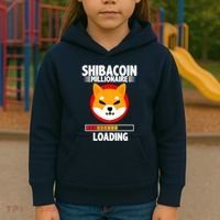 Shiba Coin Millionaire Loading Kids Hoodie thumb 3