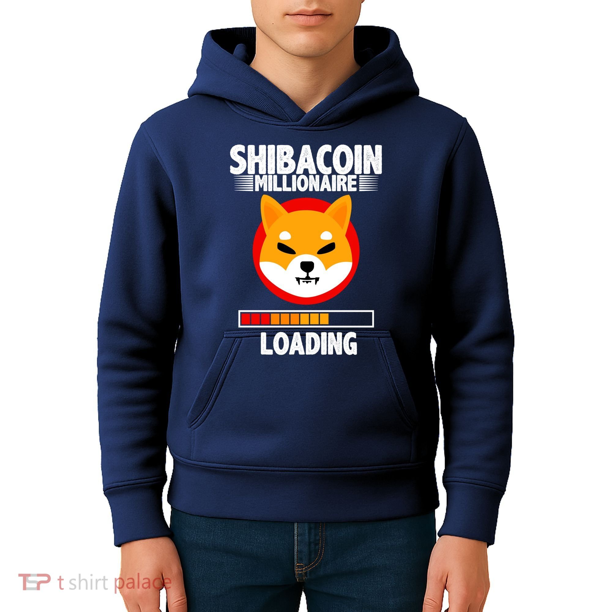 Shiba Coin Millionaire Loading Kids Hoodie