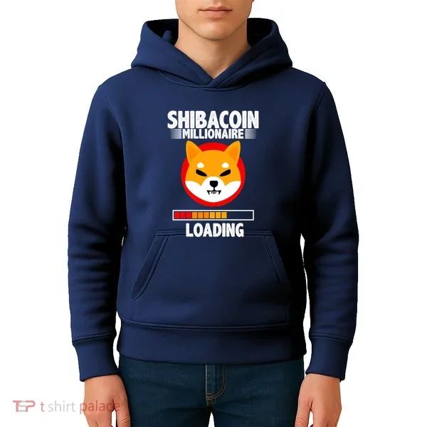 Shiba Coin Millionaire Loading Kids Hoodie