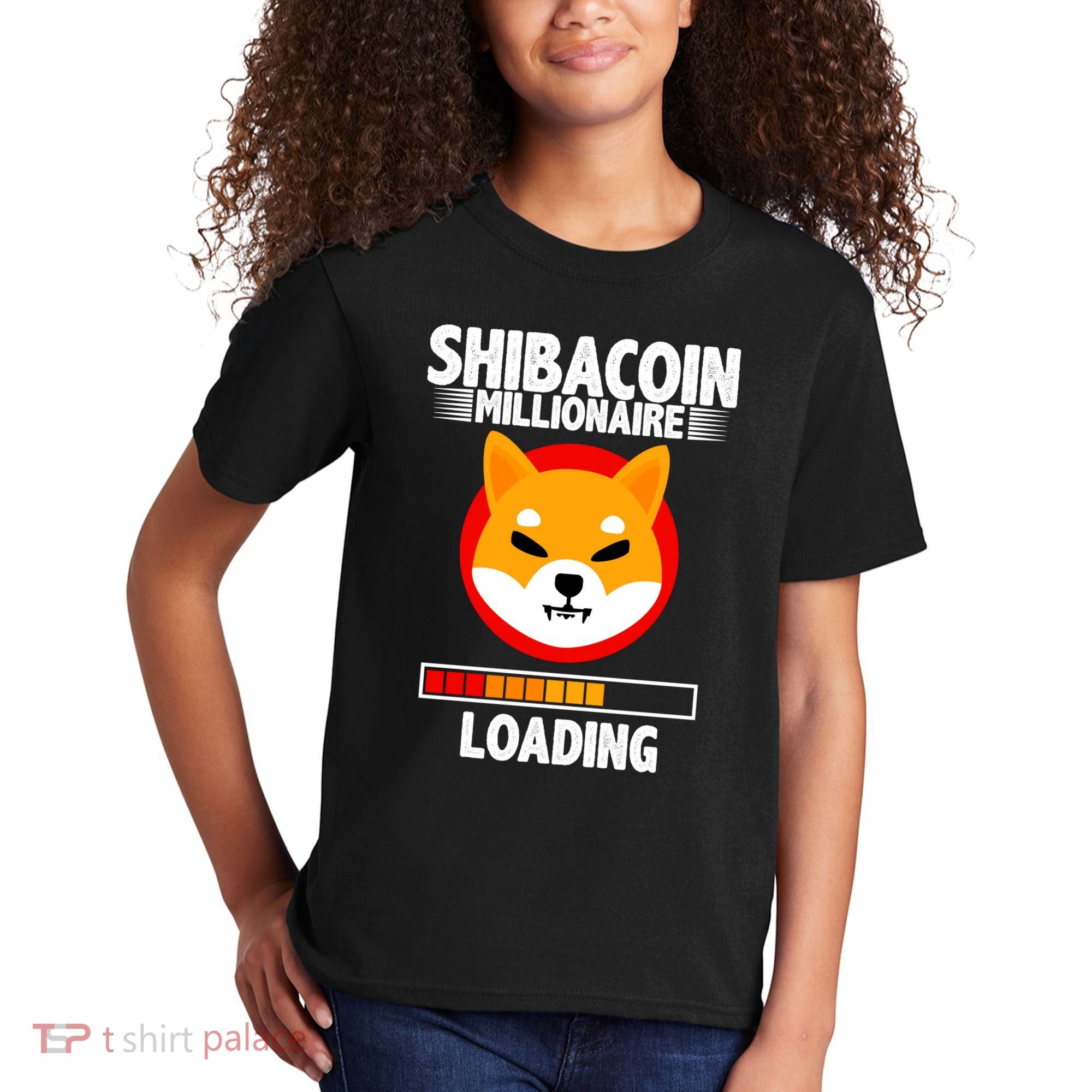 Shiba Coin Millionaire Loading Kids T-Shirt
