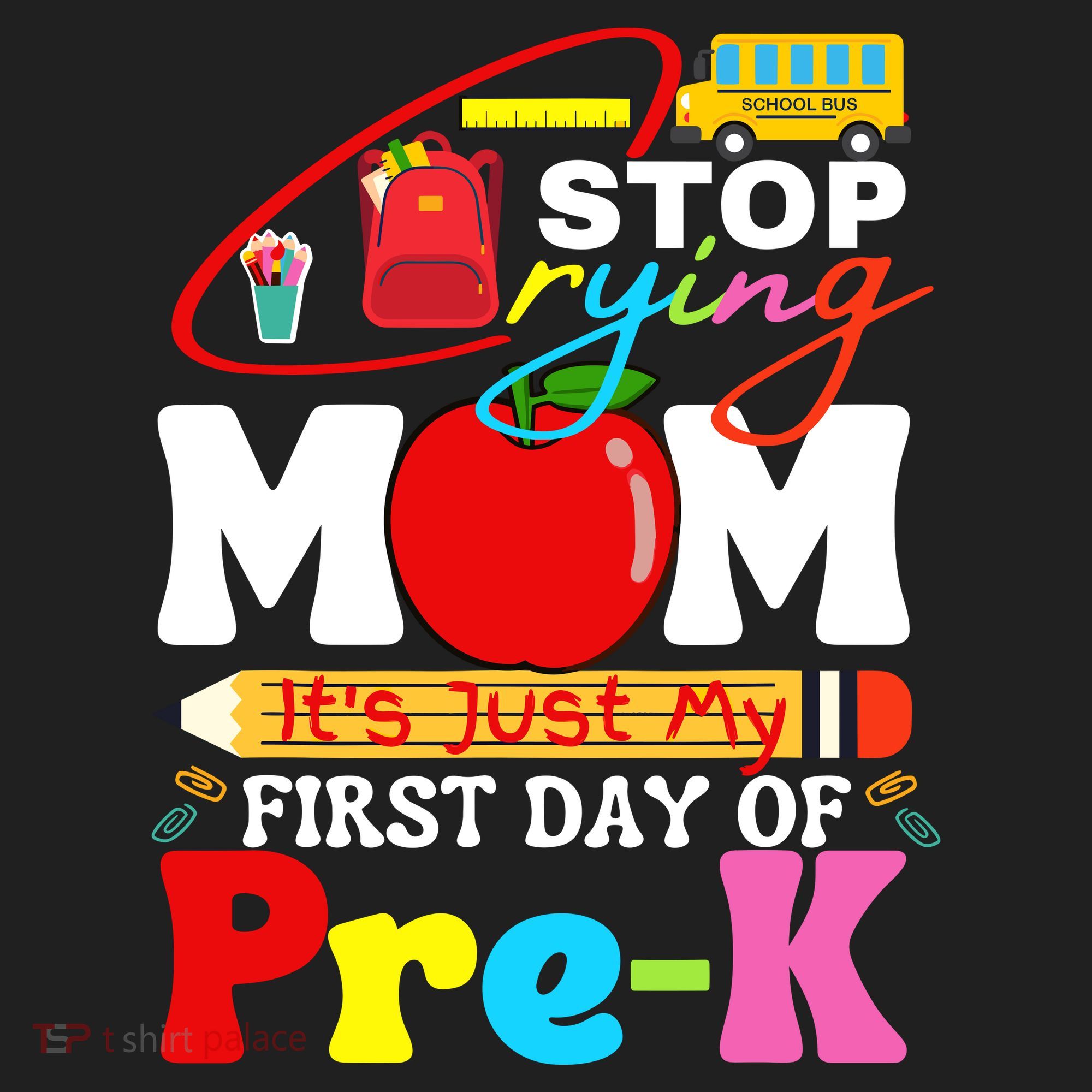 Stop Crying Mom Its My First Day Of Pre K Back To School Beanie