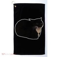 Spinning Cat Meme Maxwell The Cat Meme Golf Towel thumb 0
