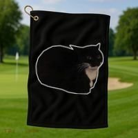 Spinning Cat Meme Maxwell The Cat Meme Golf Towel thumb 1
