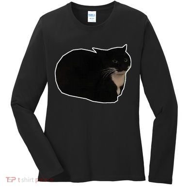 Spinning Cat Meme Maxwell The Cat Meme Women's Long Sleeve Shirt