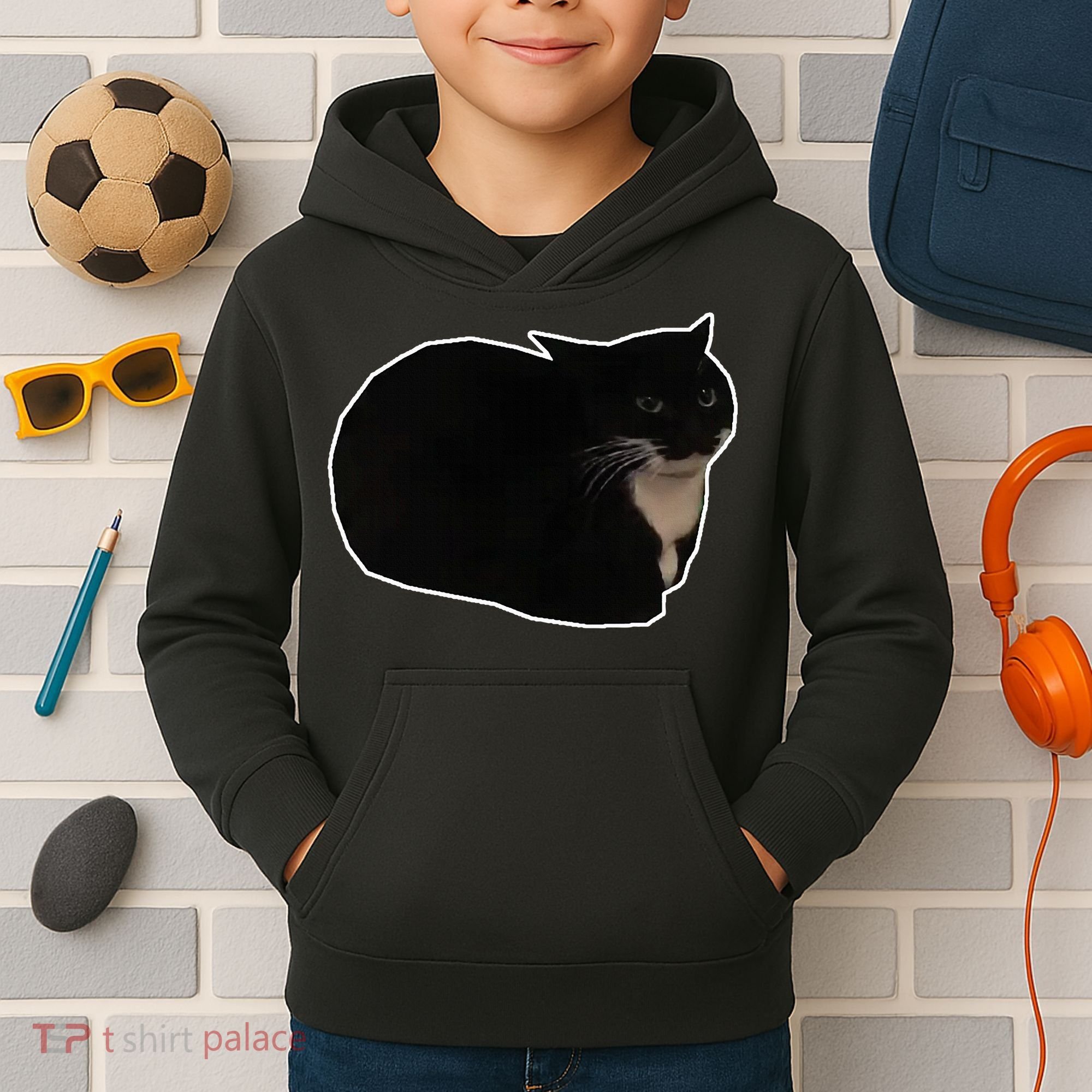 Spinning Cat Meme Maxwell The Cat Meme Kids Hoodie