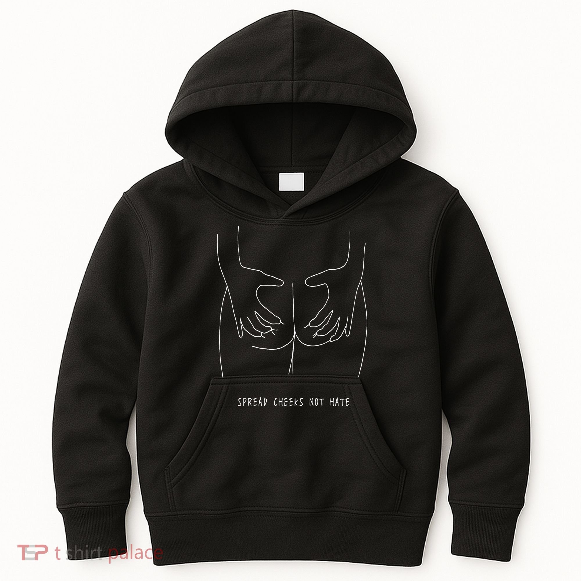 Spread Cheeks Not Hate Gym Fitness & Workout Kids Hoodie