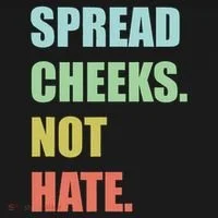 Spread Cheeks. Not Hate. Doggie Tank thumb 4