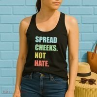 Spread Cheeks. Not Hate. Women's Tank Top thumb 2
