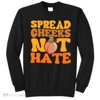 Spread Cheeks Not Hate Fitness Workout Funny Gym Sweatshirt thumb 0