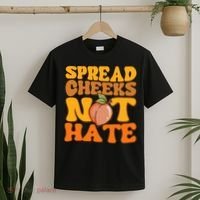 Spread Cheeks Not Hate Fitness Workout Funny Gym T-Shirt thumb 2