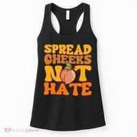 Spread Cheeks Not Hate Fitness Workout Funny Gym Women's Tank Top thumb 0