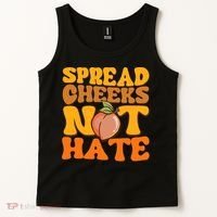 Spread Cheeks Not Hate Fitness Workout Funny Gym Tank Top thumb 2