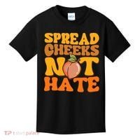 Spread Cheeks Not Hate Fitness Workout Funny Gym Kids T-Shirt thumb 0