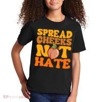Spread Cheeks Not Hate Fitness Workout Funny Gym Kids T-Shirt thumb 2