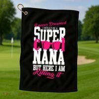 Super Cool Nana Golf Towel thumb 1