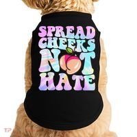 Spread Cheeks Not Hate Fitness Workout Funny Gym Doggie Tank thumb 0