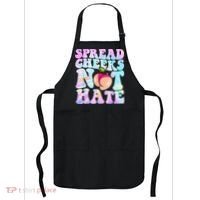 Spread Cheeks Not Hate Fitness Workout Funny Gym Apron thumb 0