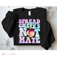Spread Cheeks Not Hate Fitness Workout Funny Gym Sweatshirt thumb 2