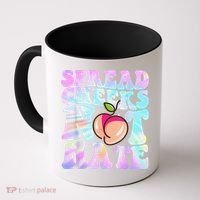 Spread Cheeks Not Hate Fitness Workout Funny Gym Coffee Mug thumb 0