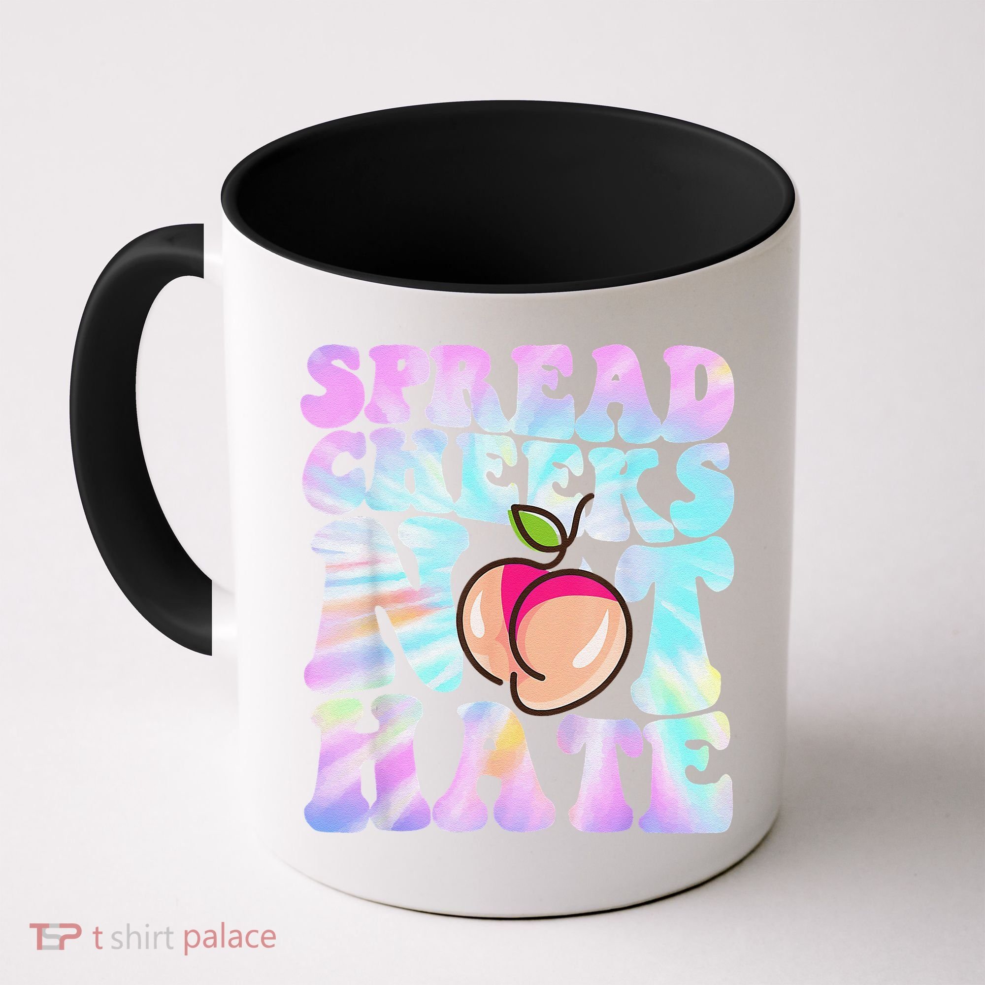 Spread Cheeks Not Hate Fitness Workout Funny Gym Coffee Mug
