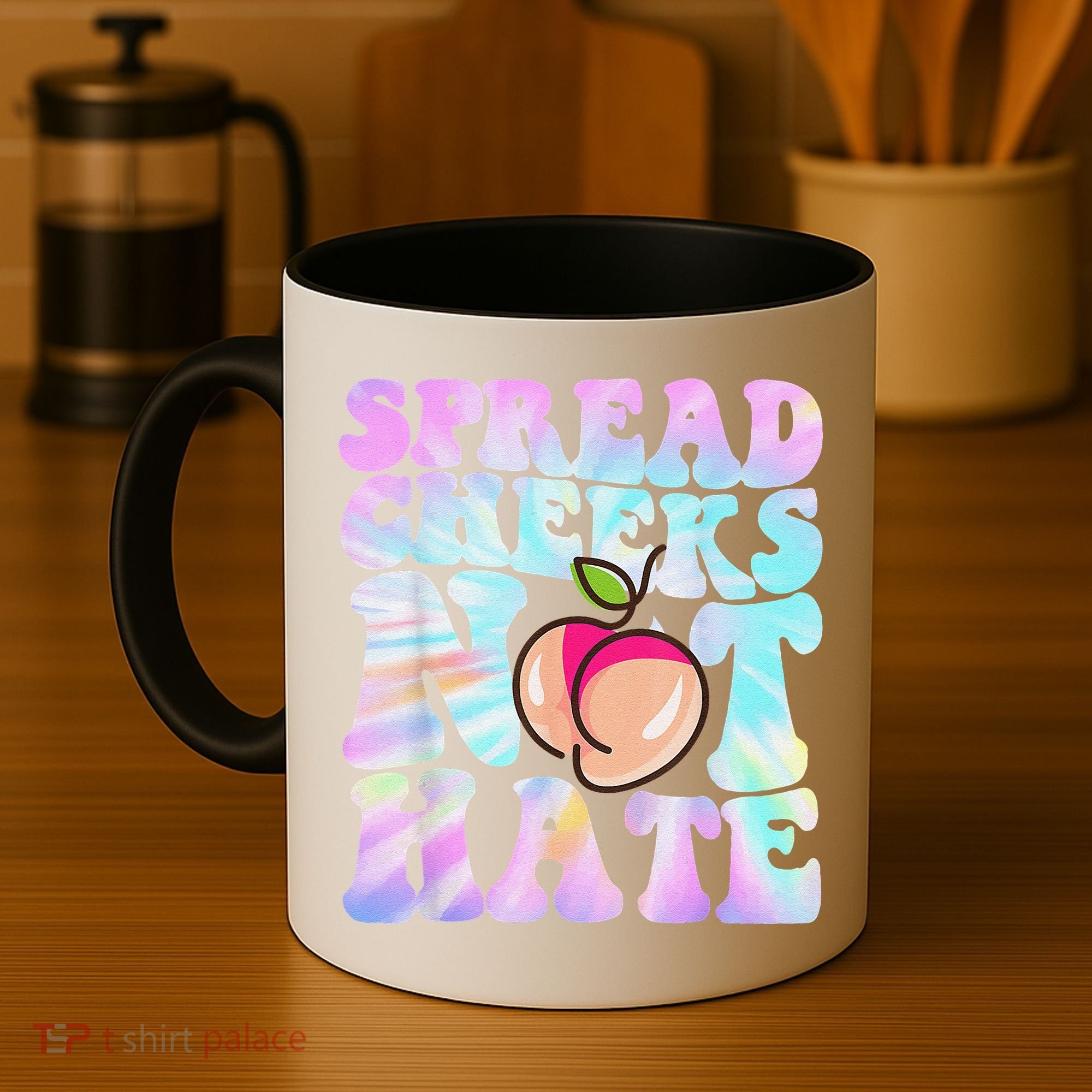 Spread Cheeks Not Hate Fitness Workout Funny Gym Coffee Mug