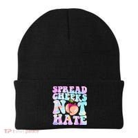 Spread Cheeks Not Hate Fitness Workout Funny Gym Beanie thumb 0