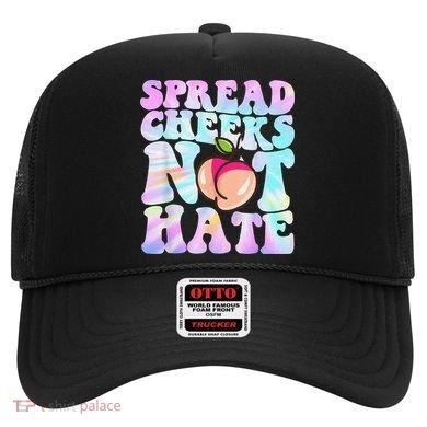 Spread Cheeks Not Hate Fitness Workout Funny Gym Hat