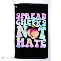 Spread Cheeks Not Hate Fitness Workout Funny Gym Golf Towel thumb 0