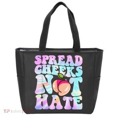 Spread Cheeks Not Hate Fitness Workout Funny Gym Tote Bag