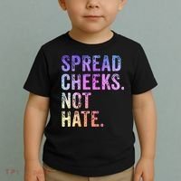 Spread Cheeks Not Hate Toddler T-Shirt thumb 2