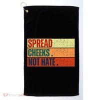 Spread Cheeks Not Hate Golf Towel thumb 0