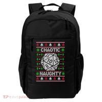 Santa Chaotic Naughty Christmas D20 Ugly Tabletop Sweater Great Gift Backpack thumb 0