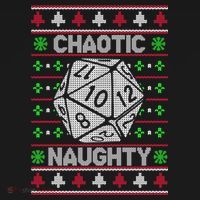 Santa Chaotic Naughty Christmas D20 Ugly Tabletop Sweater Great Gift Bucket Hat thumb 4