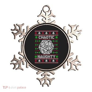 Santa Chaotic Naughty Christmas D20 Ugly Tabletop Sweater Great Gift Ornament
