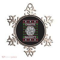 Santa Chaotic Naughty Christmas D20 Ugly Tabletop Sweater Great Gift Ornament thumb 0