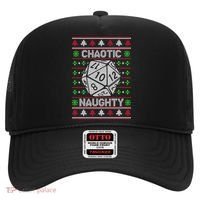 Santa Chaotic Naughty Christmas D20 Ugly Tabletop Sweater Great Gift Hat thumb 0
