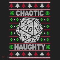 Santa Chaotic Naughty Christmas D20 Ugly Tabletop Sweater Great Gift Hat thumb 2