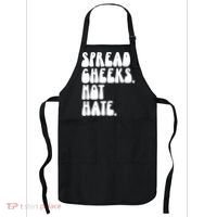 Spread Cheeks Not Hate Funny Gym Fitness And Workout Apron thumb 0